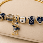 DLCB Gold Charm Bracelet Set TMH