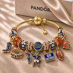 FGT Gold Charm Bracelet Set NHVH